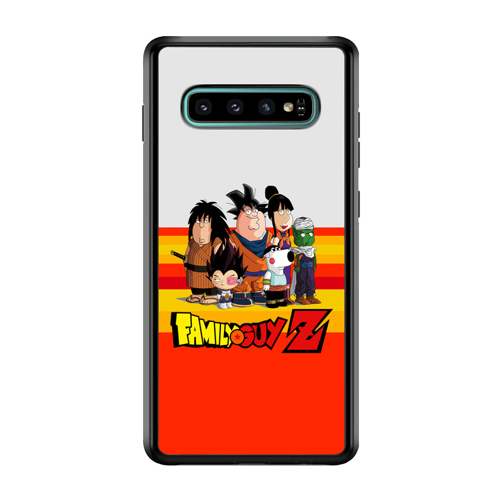 Family Guy on Dragon Ball Suit Samsung Galaxy S10 Case