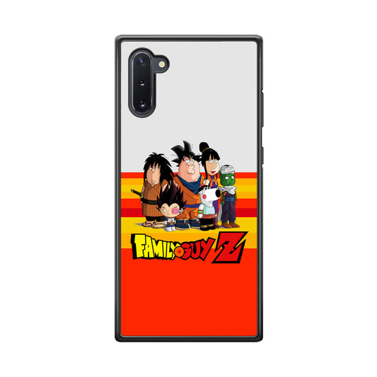 Family Guy on Dragon Ball Suit Samsung Galaxy Note 10 Case