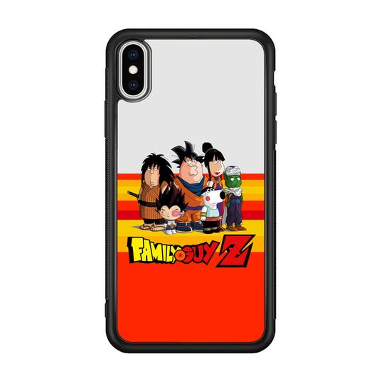 Family Guy on Dragon Ball Suit iPhone XS MAX Case