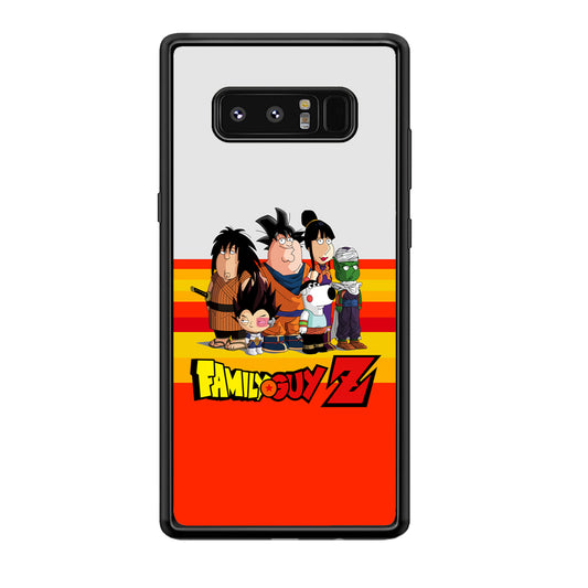 Family Guy on Dragon Ball Suit Samsung Galaxy Note 8 Case