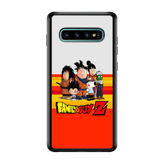 Family Guy on Dragon Ball Suit Samsung Galaxy S10 Plus Case