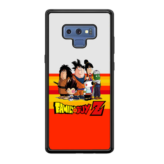 Family Guy on Dragon Ball Suit Samsung Galaxy Note 9 Case