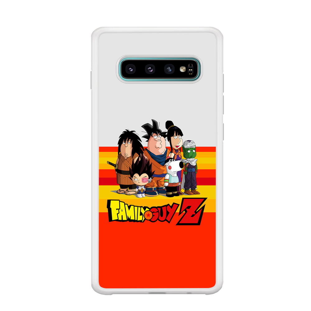 Family Guy on Dragon Ball Suit Samsung Galaxy S10 Case