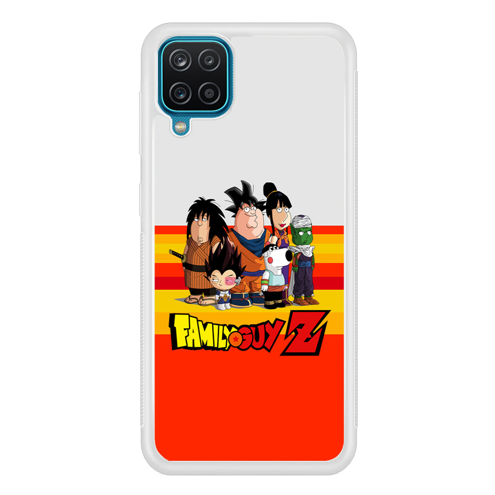 Family Guy on Dragon Ball Suit Samsung Galaxy A12 Case