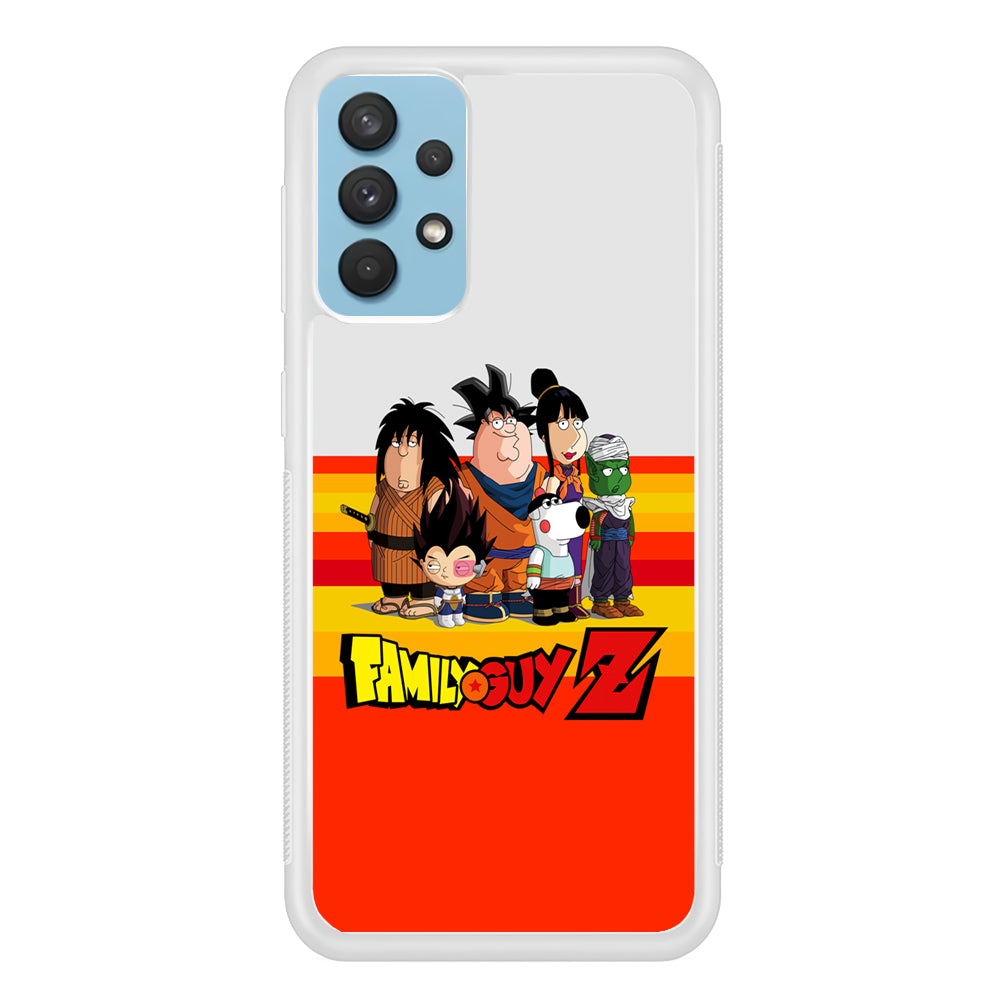 Family Guy on Dragon Ball Suit Samsung Galaxy A32 Case