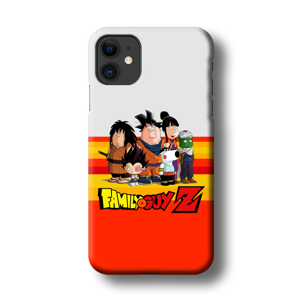 Family Guy on Dragon Ball Suit iPhone 11 Case