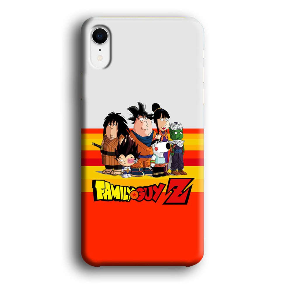 Family Guy on Dragon Ball Suit iPhone XR Case
