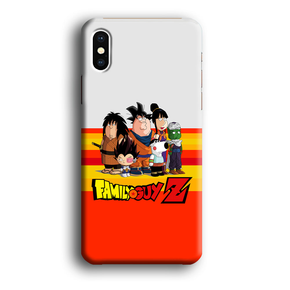 Family Guy on Dragon Ball Suit iPhone X Case