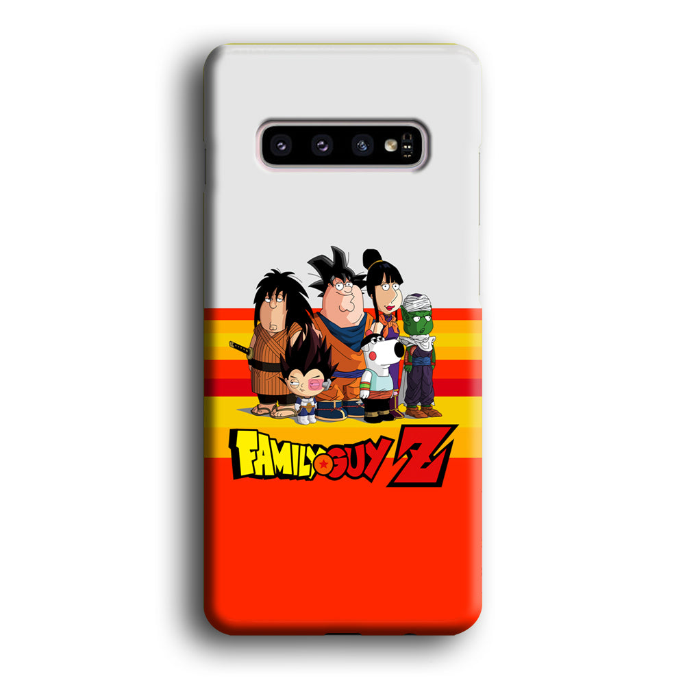 Family Guy on Dragon Ball Suit Samsung Galaxy S10 Case