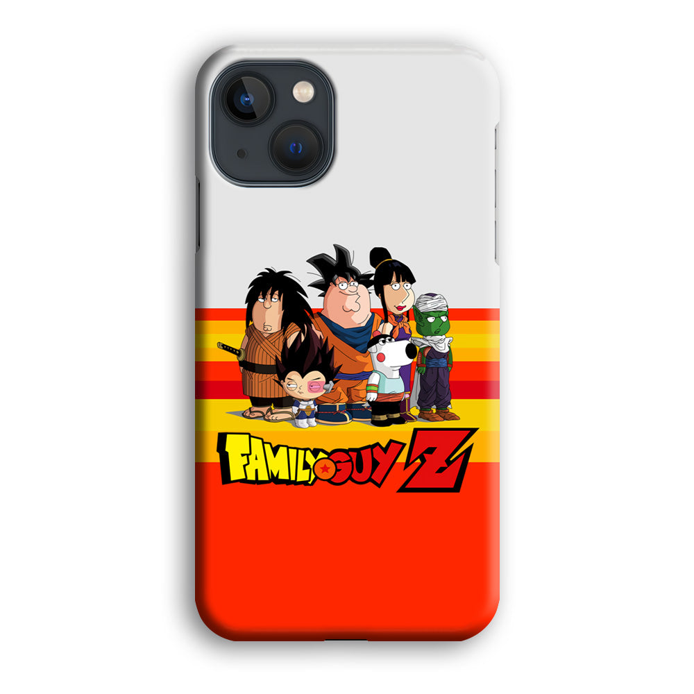 Family Guy on Dragon Ball Suit iPhone 13 Case