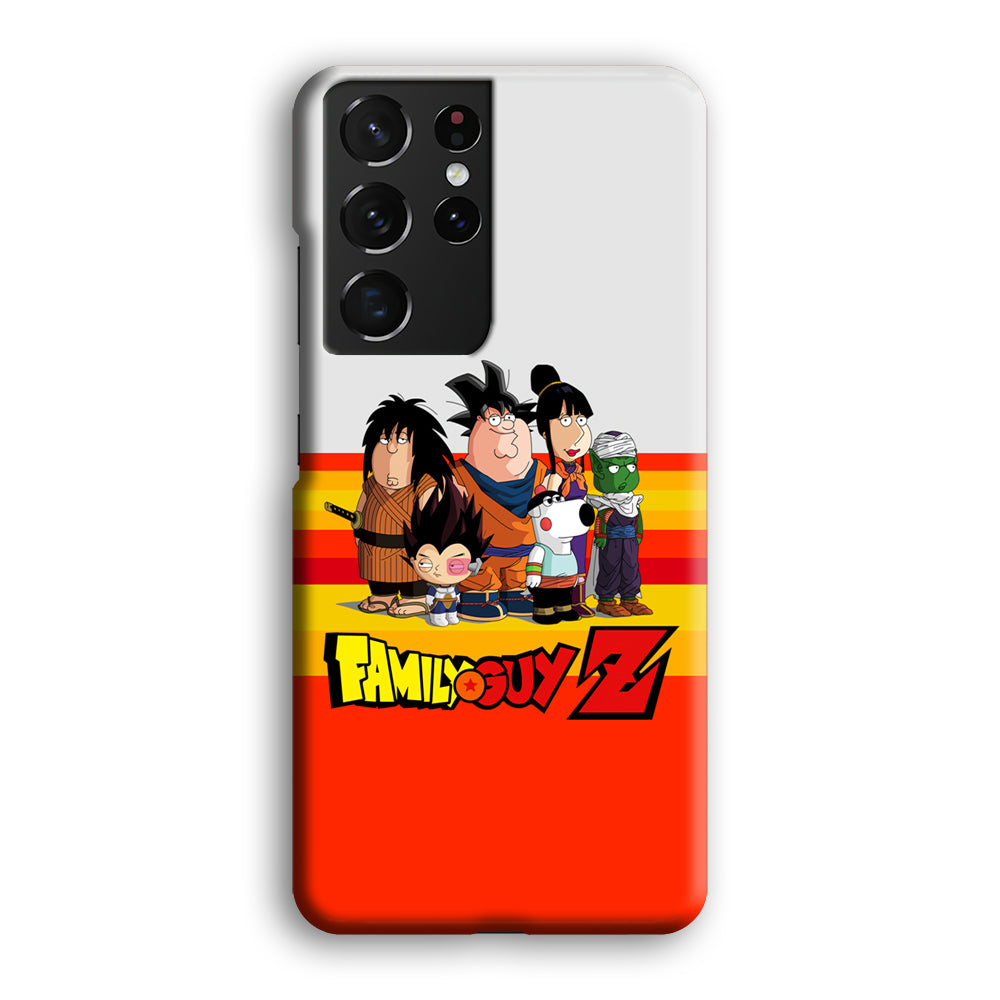 Family Guy on Dragon Ball Suit Samsung Galaxy S21 Ultra Case