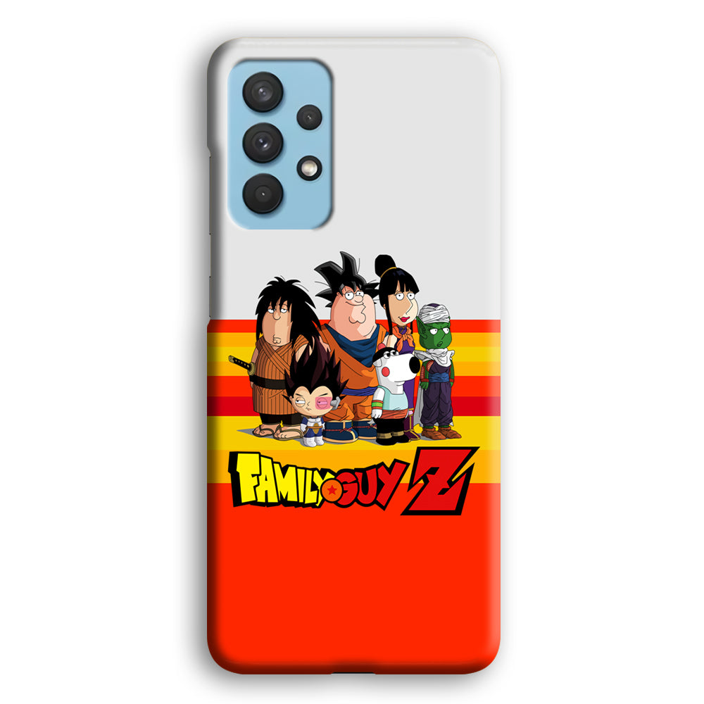 Family Guy on Dragon Ball Suit Samsung Galaxy A32 Case