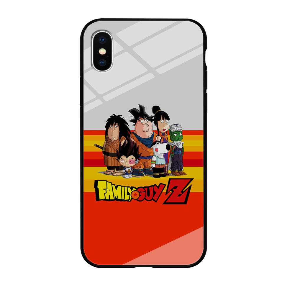 Family Guy on Dragon Ball Suit iPhone XS Case