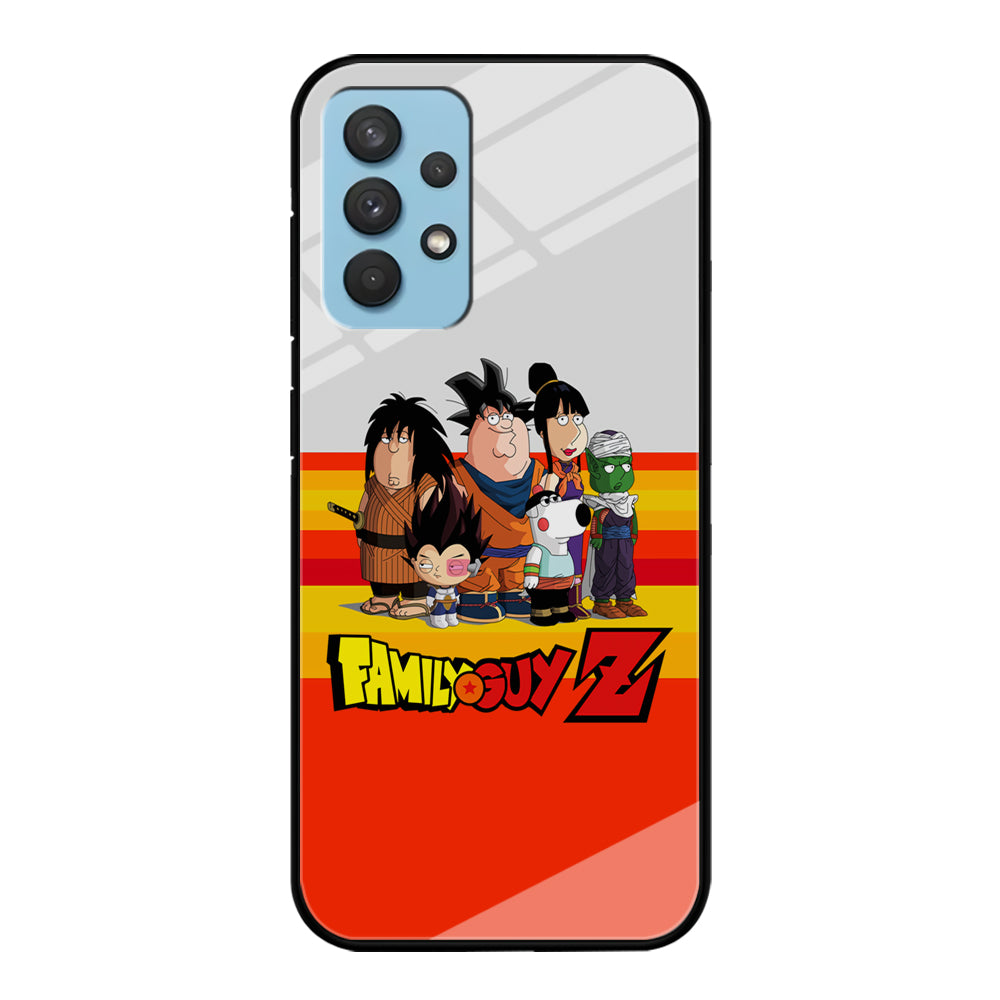 Family Guy on Dragon Ball Suit Samsung Galaxy A32 Case