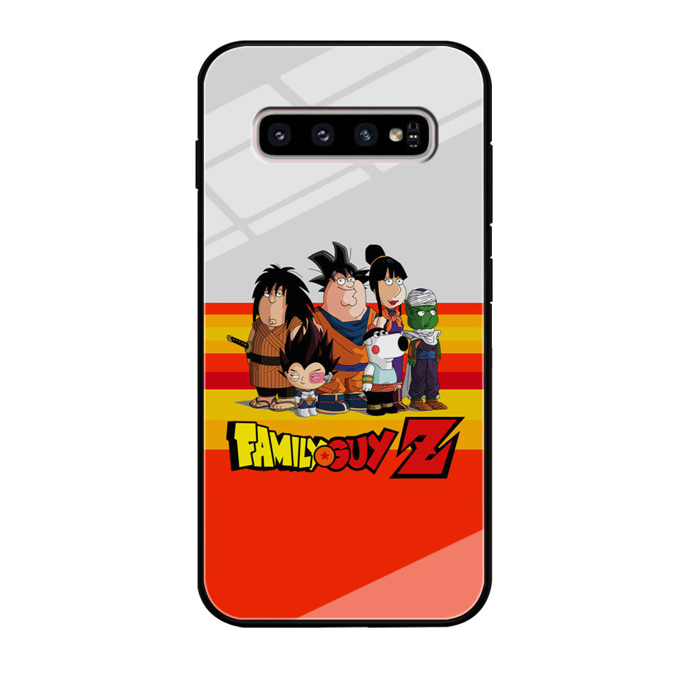 Family Guy on Dragon Ball Suit Samsung Galaxy S10 Case