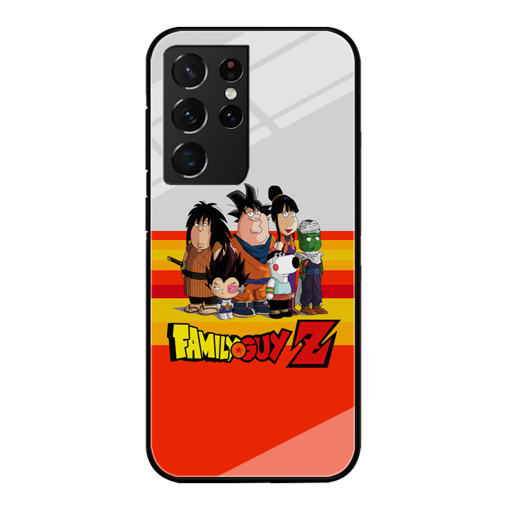 Family Guy on Dragon Ball Suit Samsung Galaxy S21 Ultra Case