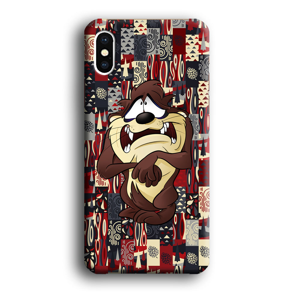 Fearful Taz iPhone X Case