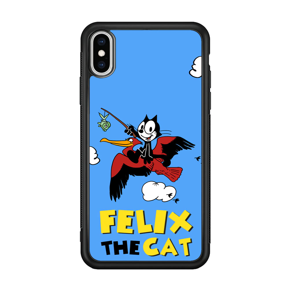 Felix The Cat Fly iPhone X Case