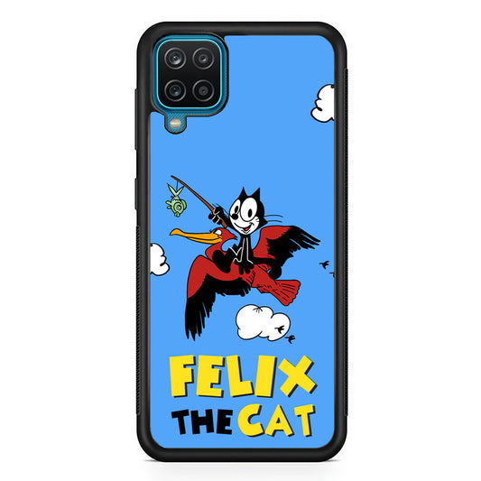 Felix The Cat Fly Samsung Galaxy A12 Case