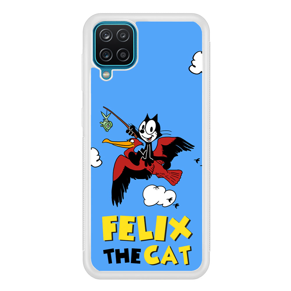 Felix The Cat Fly Samsung Galaxy A12 Case