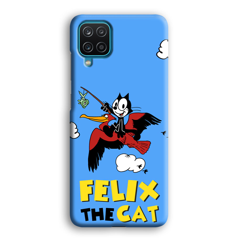 Felix The Cat Fly Samsung Galaxy A12 Case