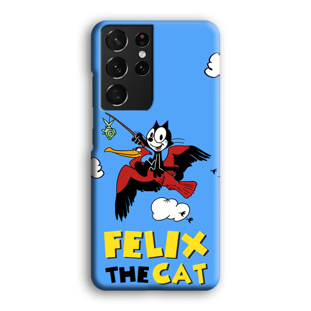 Felix The Cat Fly Samsung Galaxy S21 Ultra Case