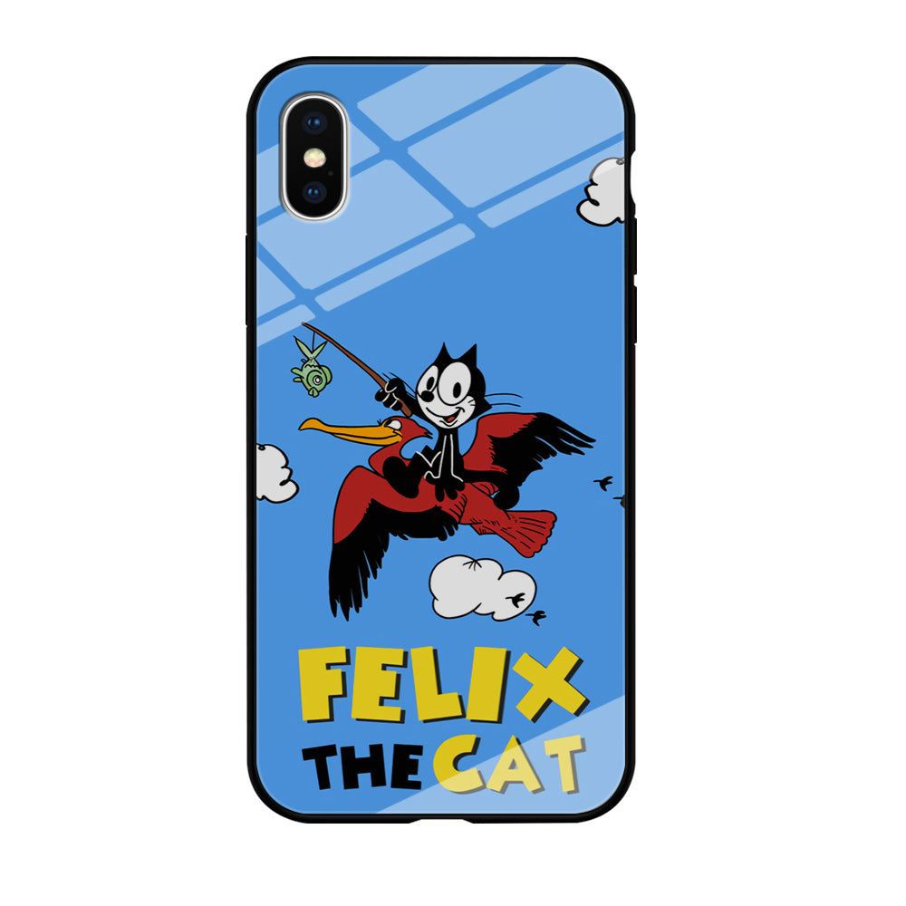 Felix The Cat Fly iPhone X Case