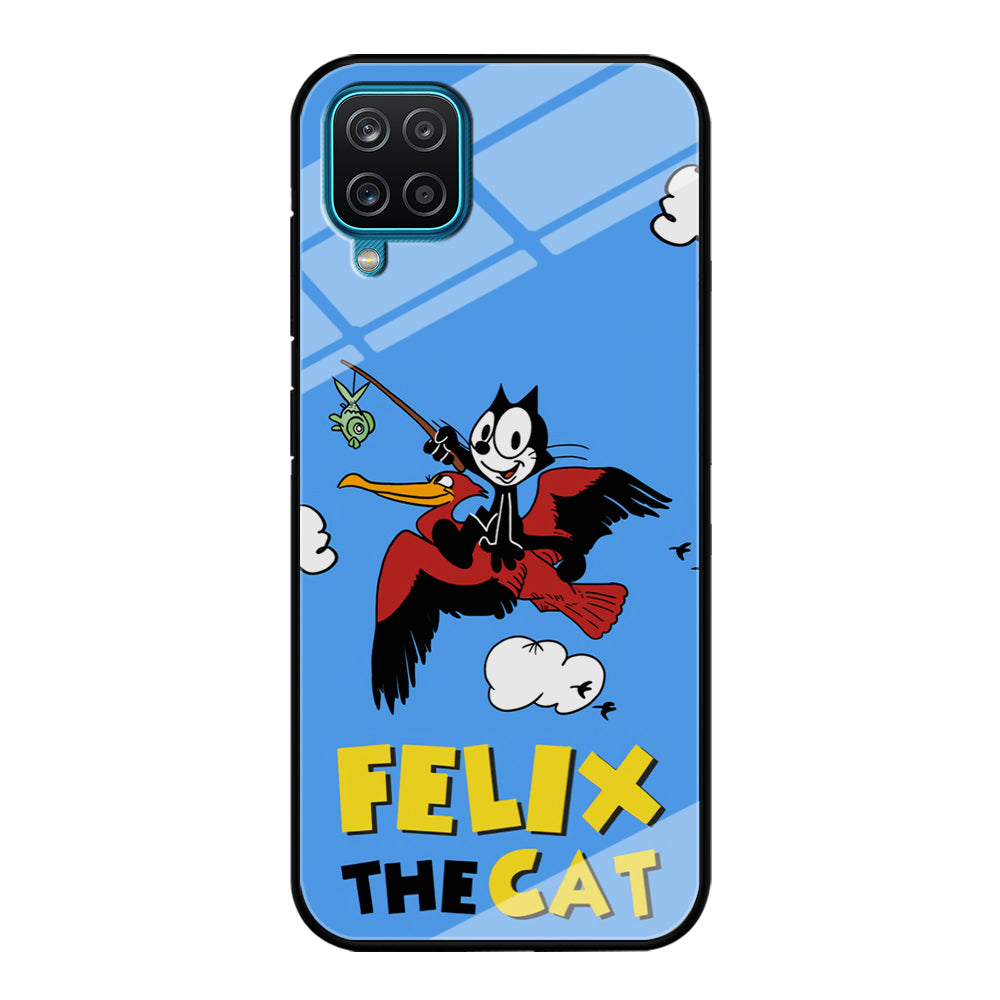 Felix The Cat Fly Samsung Galaxy A12 Case