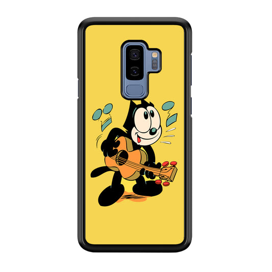 Felix The Cat Playing Okulele Samsung Galaxy S9 Plus Case