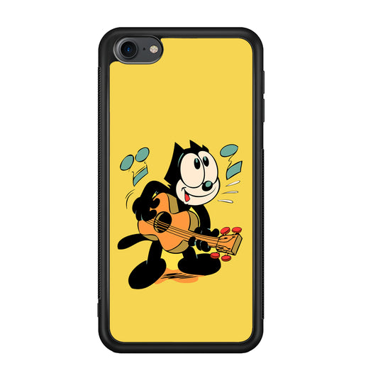 Felix The Cat Playing Okulele iPod Touch 6 Case - Carneyforia
