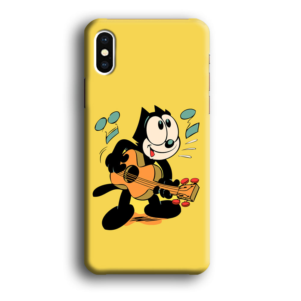 Felix The Cat Playing Okulele iPhone XS MAX Case