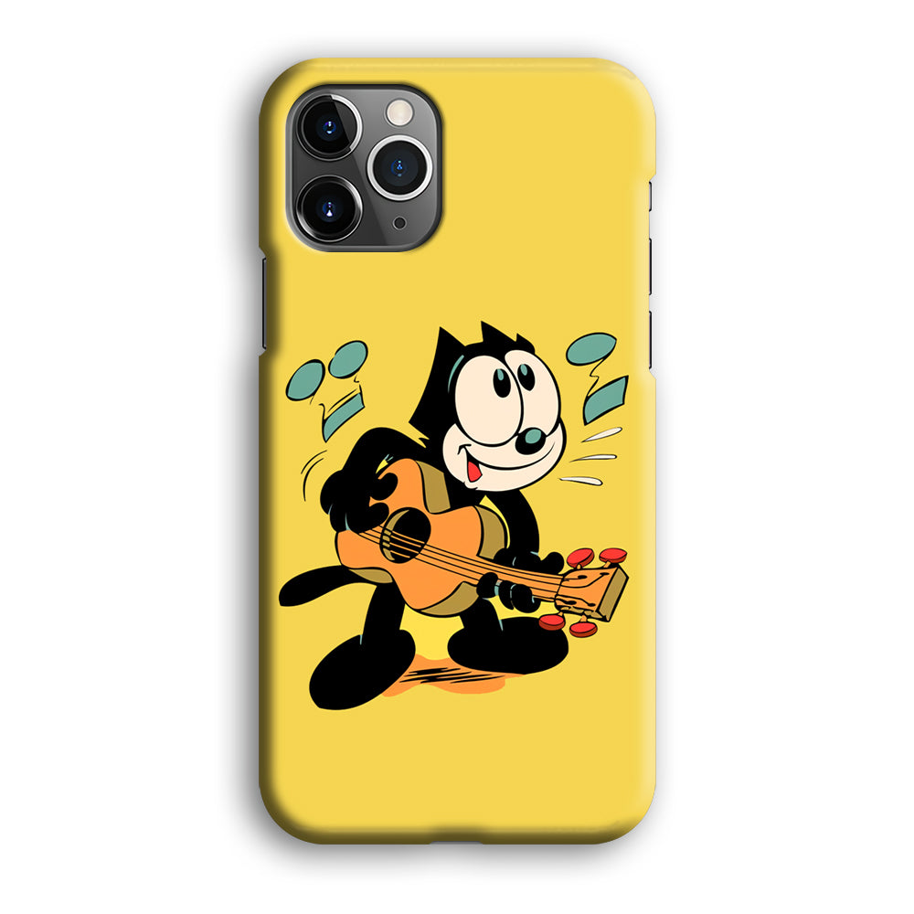 Felix The Cat Playing Okulele iPhone 12 Pro Max Case