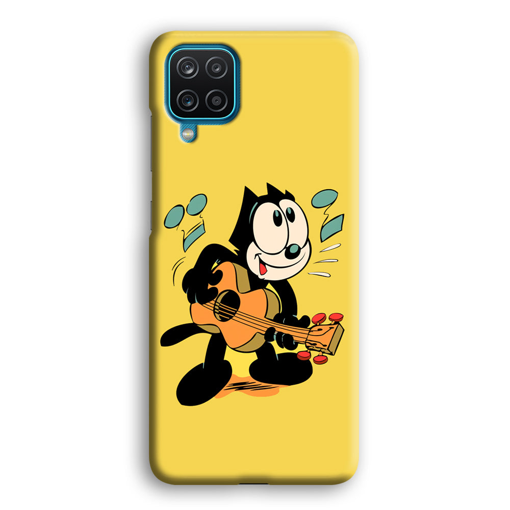 Felix The Cat Playing Okulele Samsung Galaxy A12 Case