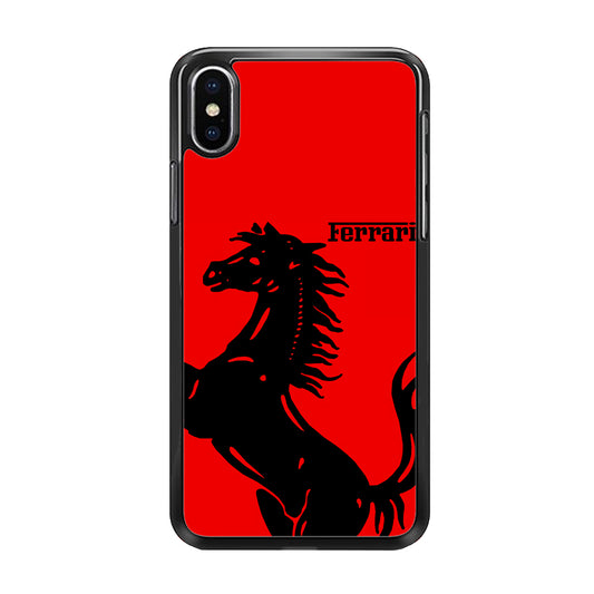 Ferrari Horse Icon iPhone XS Case - Carneyforia