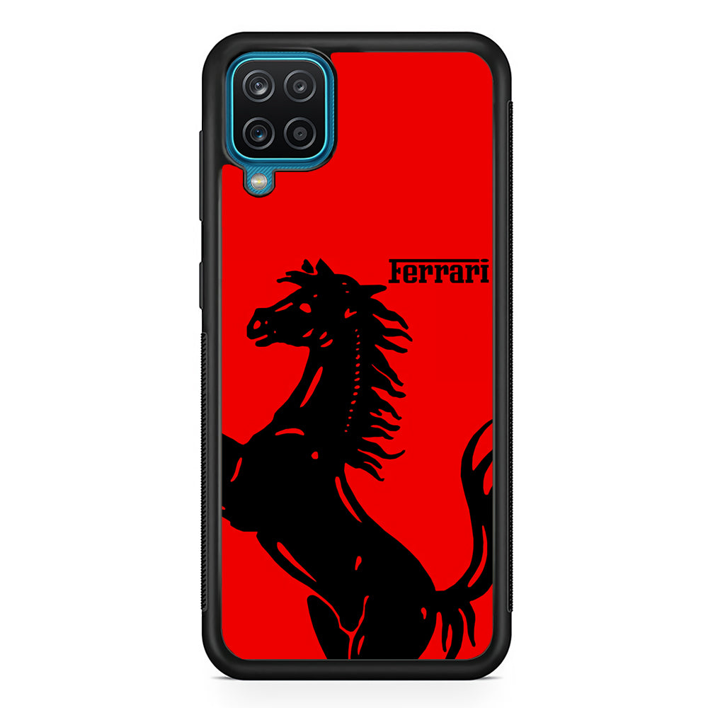 Ferrari Horse Icon Samsung Galaxy A12 Case - Carneyforia