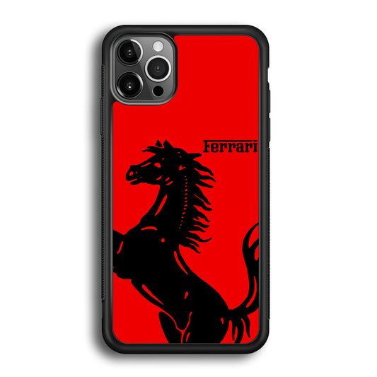 Ferrari Horse Icon iPhone 12 Pro Max Case - Carneyforia