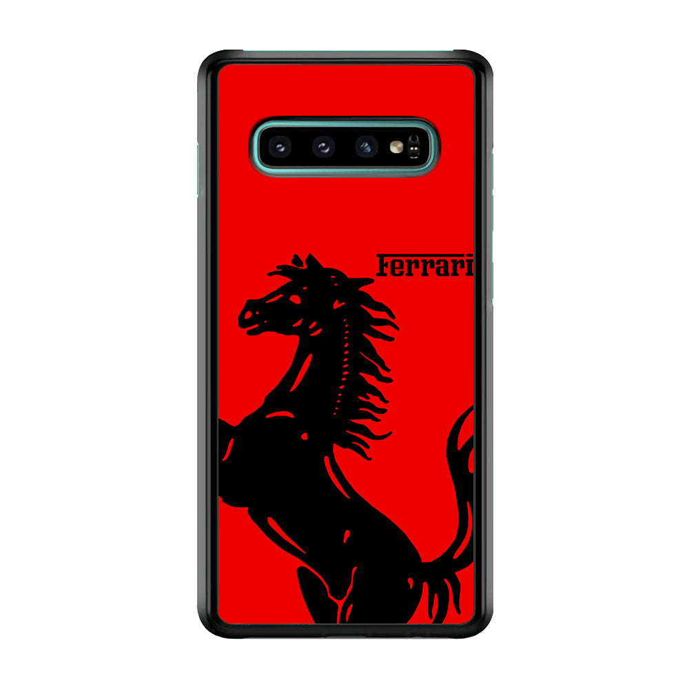 Ferrari Horse Icon Samsung Galaxy S10 Case - Carneyforia