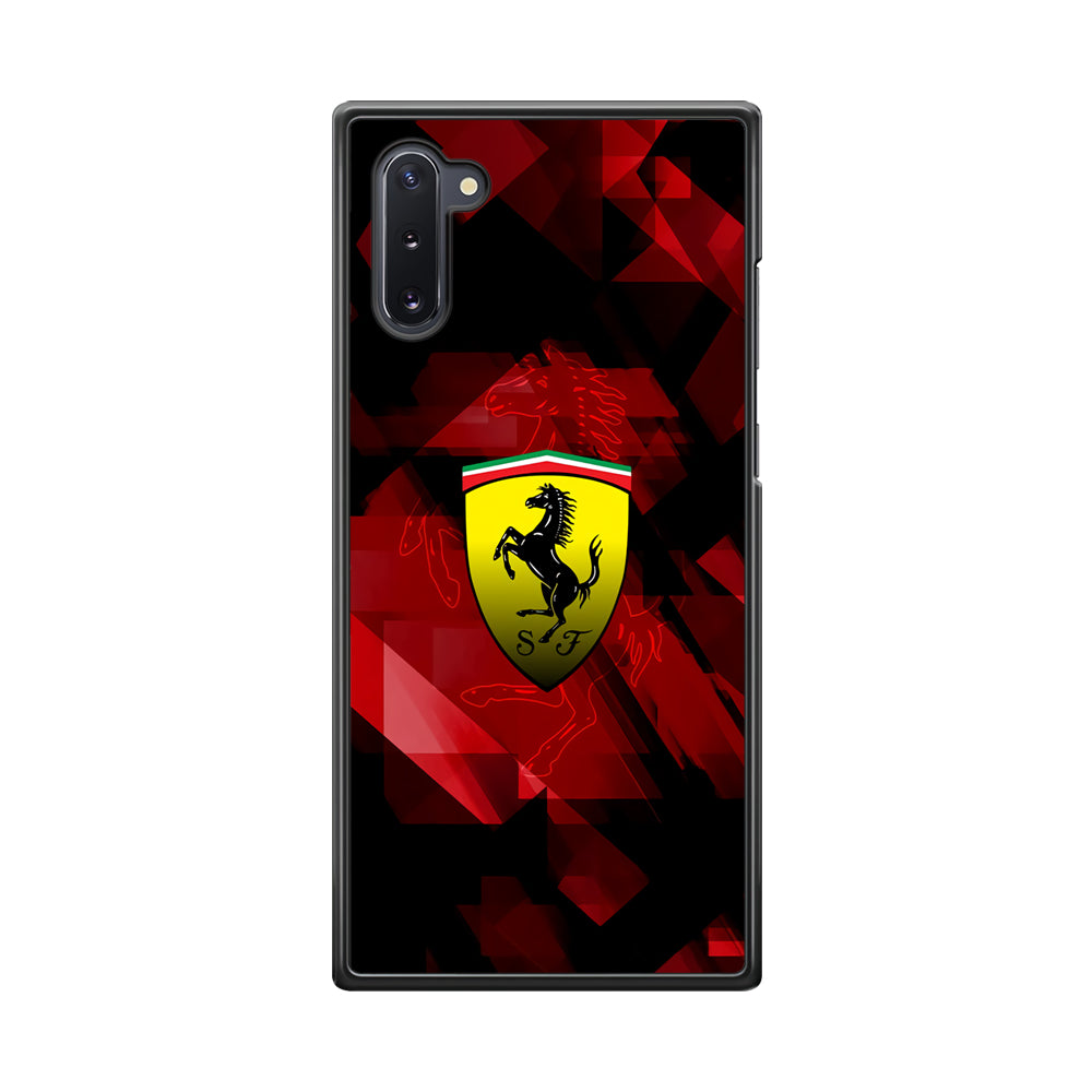 Ferrari Red Abstract Samsung Galaxy Note 10 Case - Carneyforia