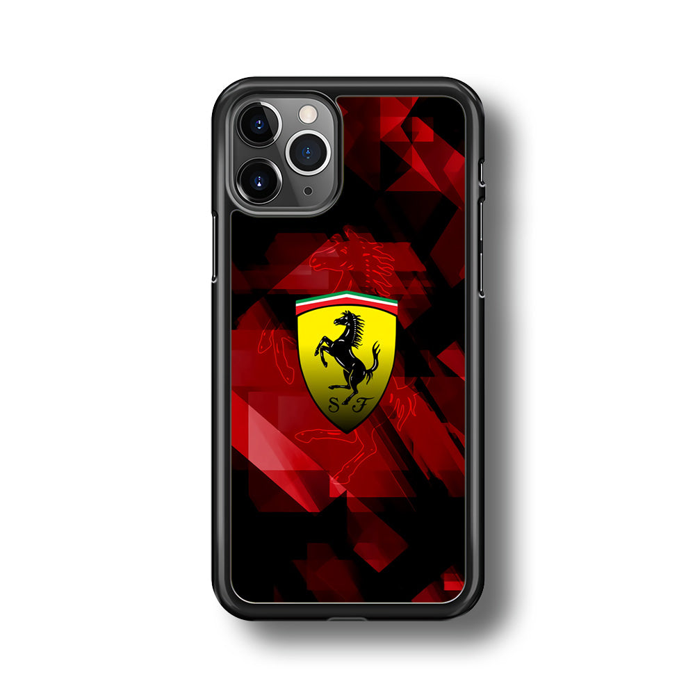 Ferrari Red Abstract iPhone 11 Pro Max Case - Carneyforia