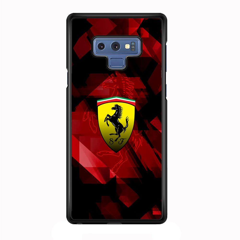 Ferrari Red Abstract Samsung Galaxy Note 9 Case - Carneyforia