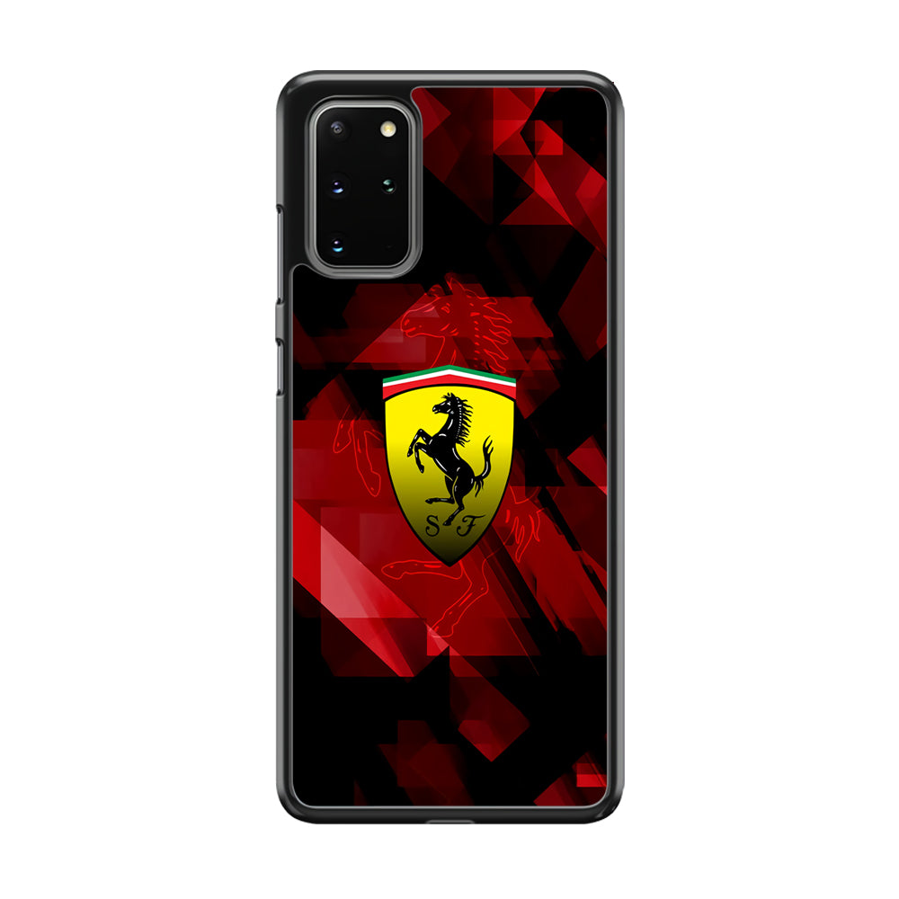 Ferrari Red Abstract Samsung Galaxy S20 Plus Case - Carneyforia