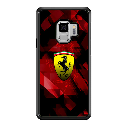 Ferrari Red Abstract Samsung Galaxy S9 Case Default Title