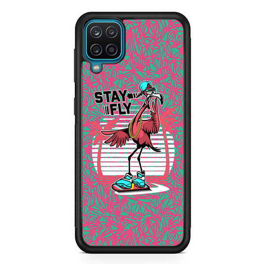 Flamingo Skate to Fly Samsung Galaxy A12 Case