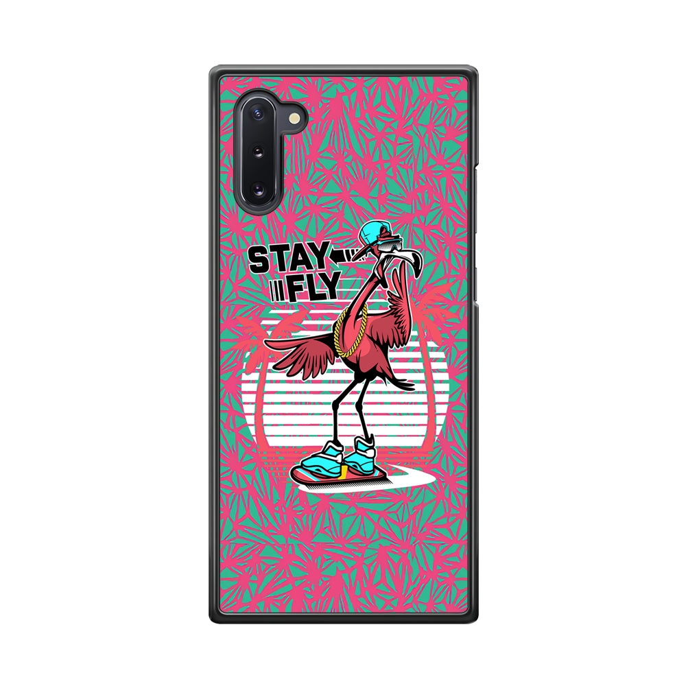 Flamingo Skate to Fly Samsung Galaxy Note 10 Case