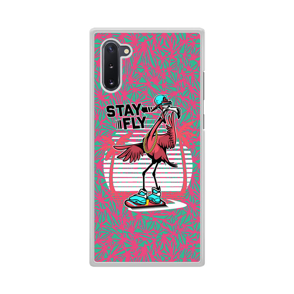 Flamingo Skate to Fly Samsung Galaxy Note 10 Case