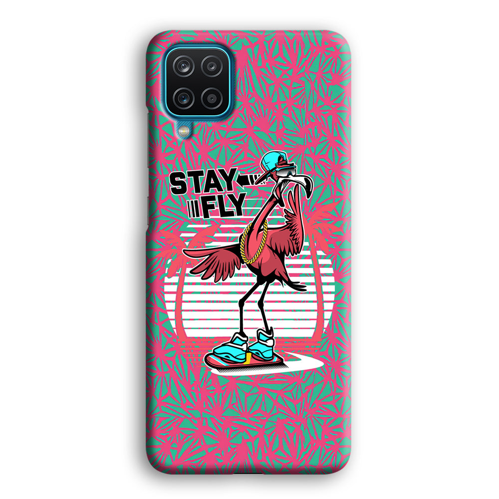 Flamingo Skate to Fly Samsung Galaxy A12 Case