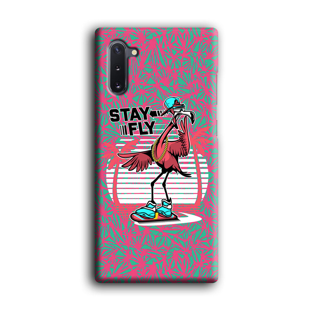 Flamingo Skate to Fly Samsung Galaxy Note 10 Case