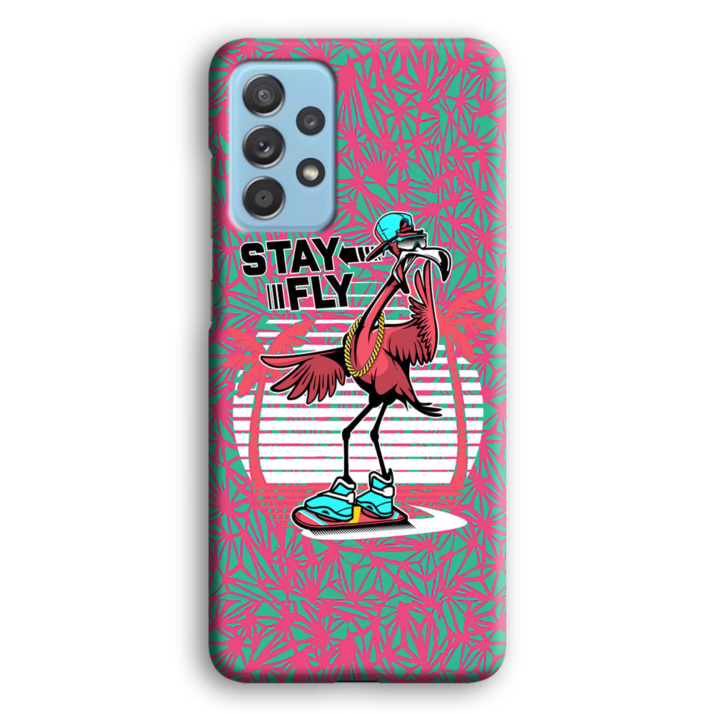 Flamingo Skate to Fly Samsung Galaxy A52 Case