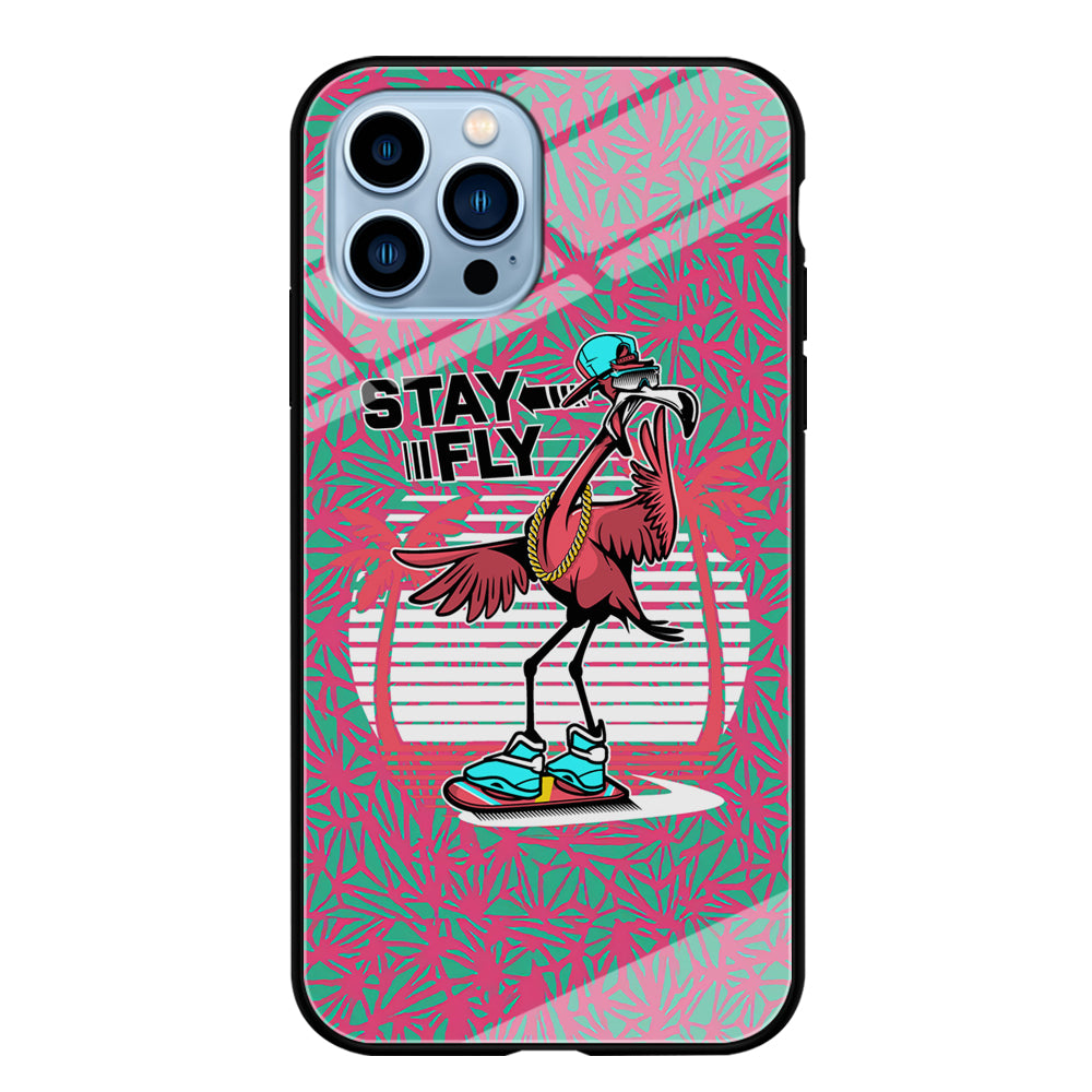 Flamingo Skate to Fly iPhone 13 Pro Max Case