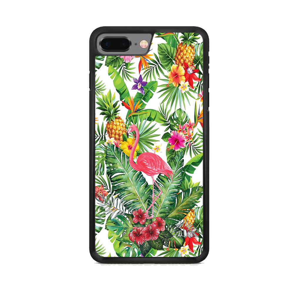 Flamingo Flower Rich iPhone 7 Plus Case